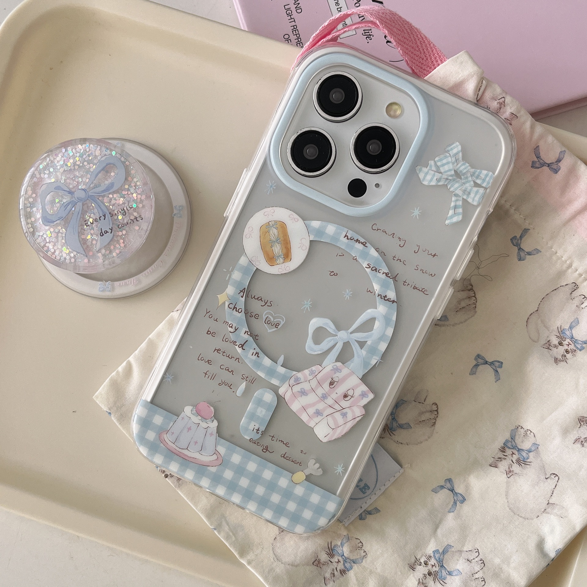 Pastel de sofá a cuadros de concha única magnética dos en uno QJ