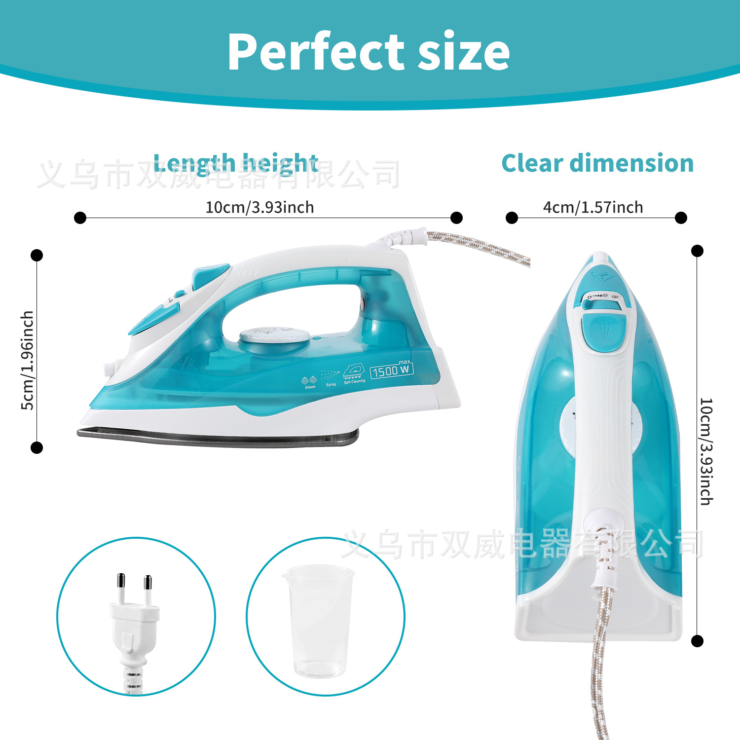 Cross-Border Steam Electric Iron Clothes Wet and Dry Ironing Machine Spray Electric Iron Garment Ironing Machine High Power