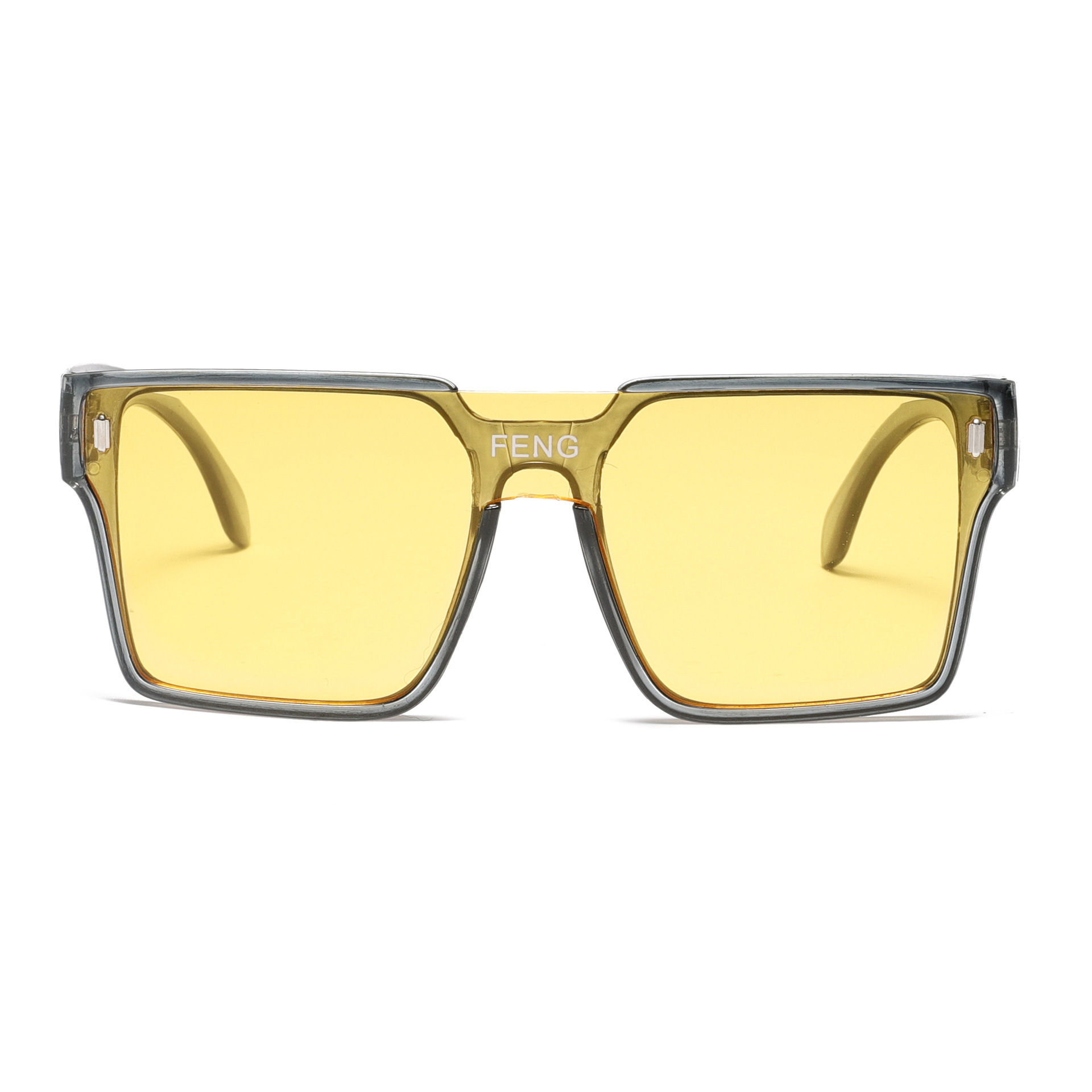Trendy Women's Sunglasses Retro Large Frame Uv Protection Shades_voghion.com