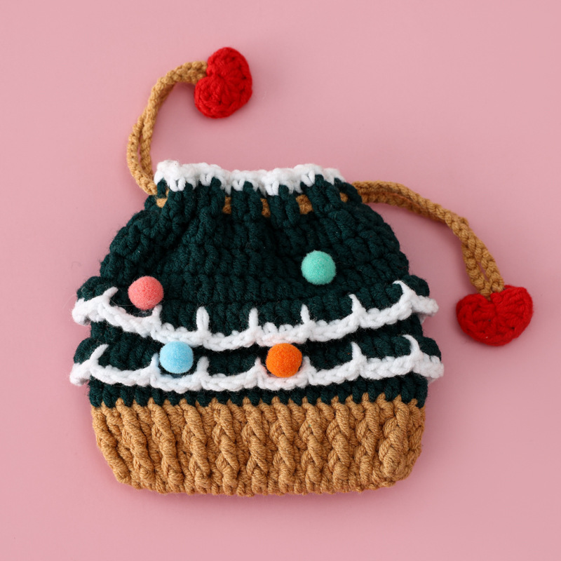 Unisex Holiday Yarn String Wallets display picture 3