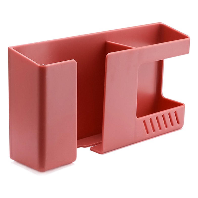 TV aire acondicionado control remoto caja de almacenamiento sin perforaciones caja de pared sin costuras teléfono móvil carga caja de pared estante de almacenamiento montado en la pared