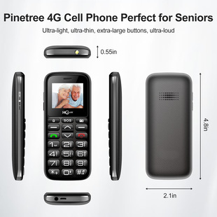 Overseas warehouse semi-hosted a generation of cross-border explosions 4GSOS elderly mobile phone big voice big button with SIM card
