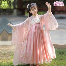 汉服女童儿童古装古风公主裙古典舞演出服夏季2025新款大外贸代发