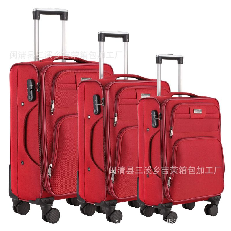 厂家牛津布登机箱大号行李箱万向轮20寸大容量拉杆旅行箱子三合一|undefined
