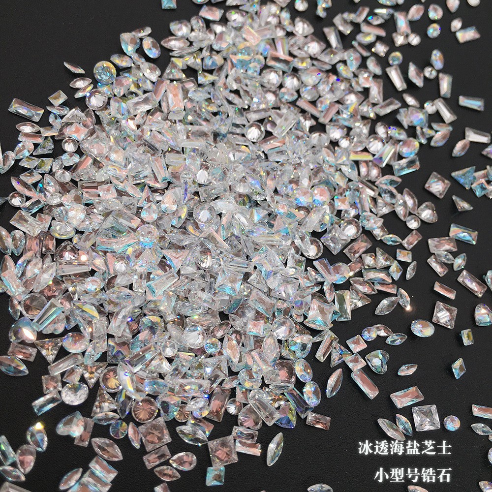 미니 지르콘 [코팅된 바다 소금 화이트 믹스]