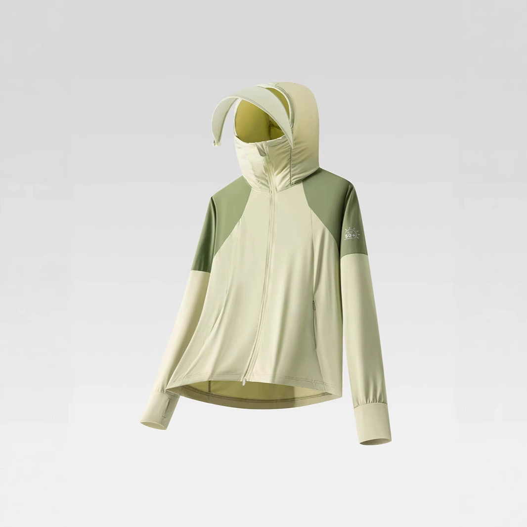 Парная солнцезащитная одежда со съемными большими полями, солнцезащитная одежда, женская универсальная защита от ультрафиолета upf50 + новое ощущение прохлады