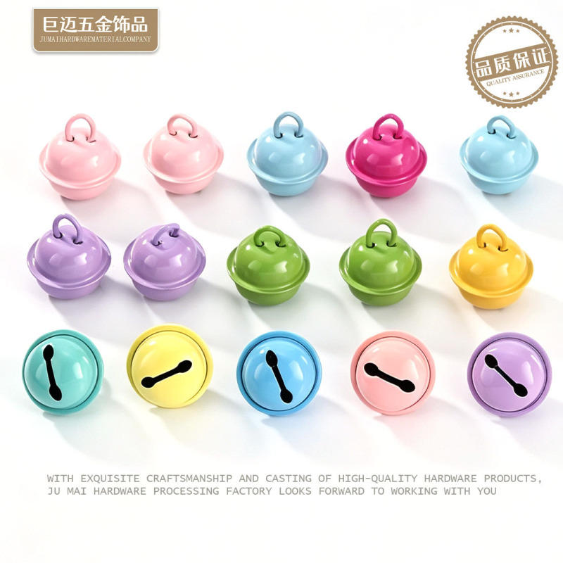 18mm Candy Color Paint Small Bell DIY Metal Pet Accessories Keychain Accessories Handmade Pendant 18mm Candy Color Paint Small Bell DIY Metal Pet Accessories Keychain Accessories Handmade Pendant