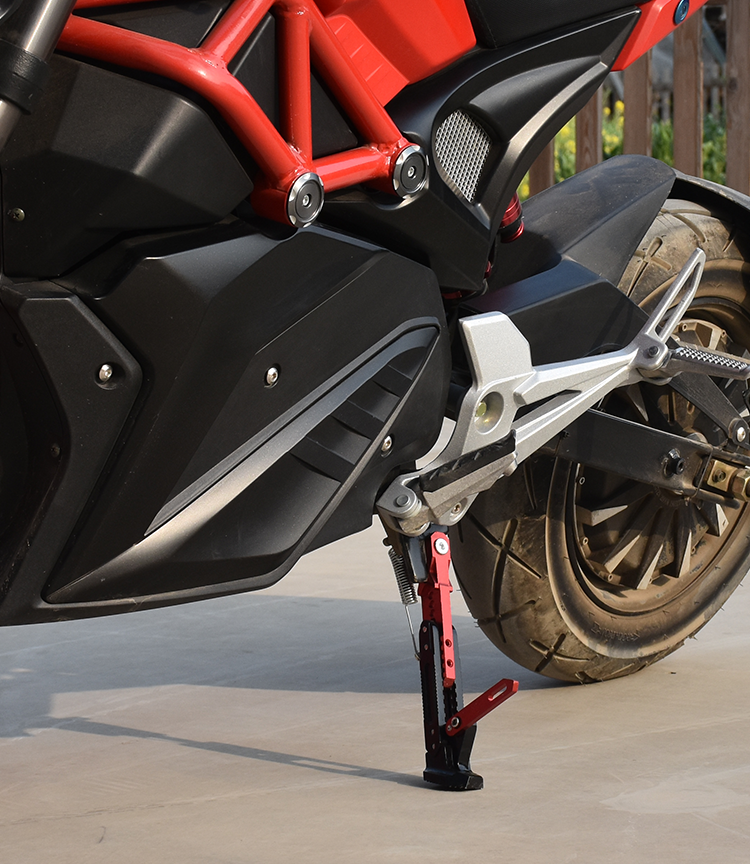 Suitable for Electric Motorcycles, Adjustable Side Stand, Heightening Long Side Support, Parking Stand for Niu Ninebot, Deep Kickstand