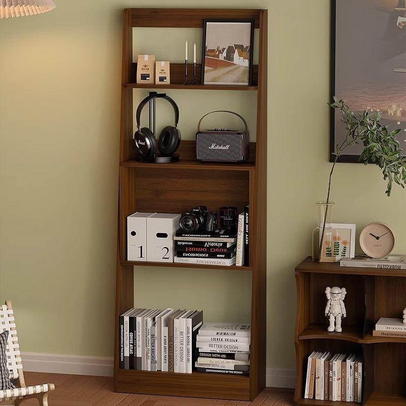 Second-Hand Cabinet Bedside Bookshelf Display Rack Second-Hand Storage Rack Living Room Floor-Standing Multi-Layer Storage Retro Ultra-Thin Side Cabinet