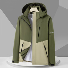 冲锋衣男装春秋薄款户外防水防风衣钓鱼服外套女士潮牌四季登山服