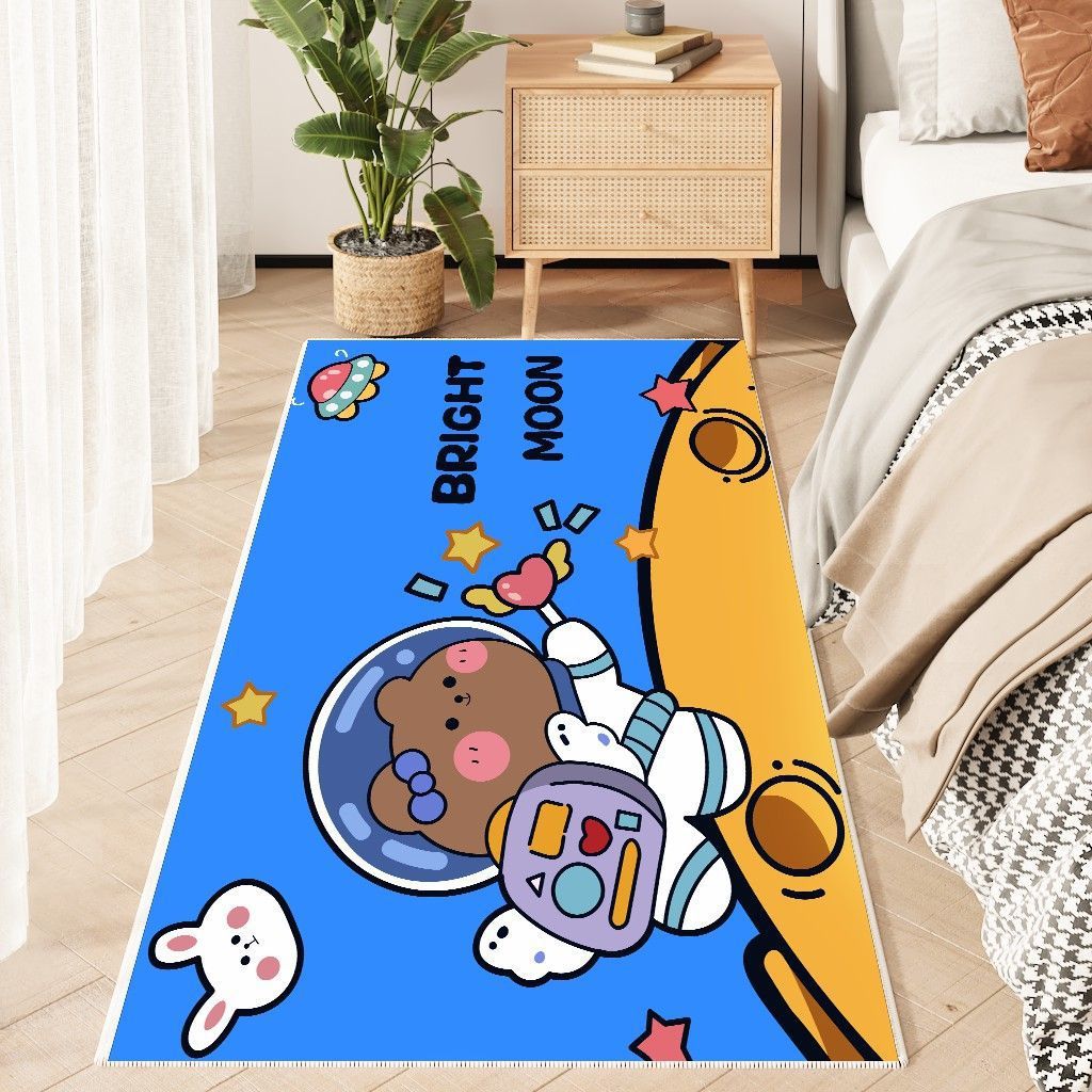 Cartoon carpet for home use for living room with seat