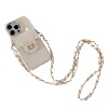 Apple, bag strap, card holder, phone case, iphone13, suspenders, Chanel style, 15promax, light luxury style, 14