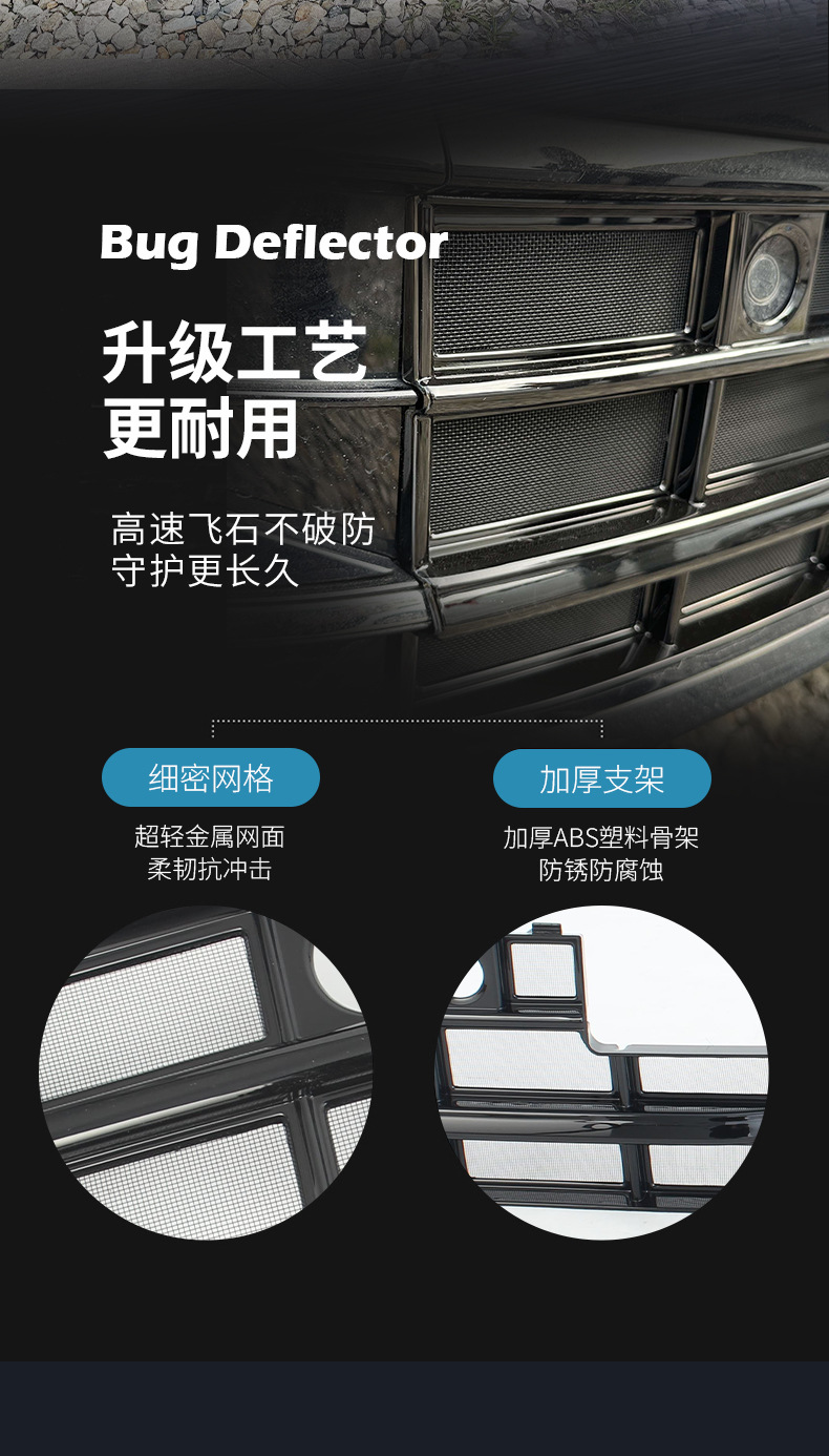 Suitable for 24-26 Volkswagen Magotan B9 front grille insect-proof net, front air conditioning dust-proof protective cover, modification accessories