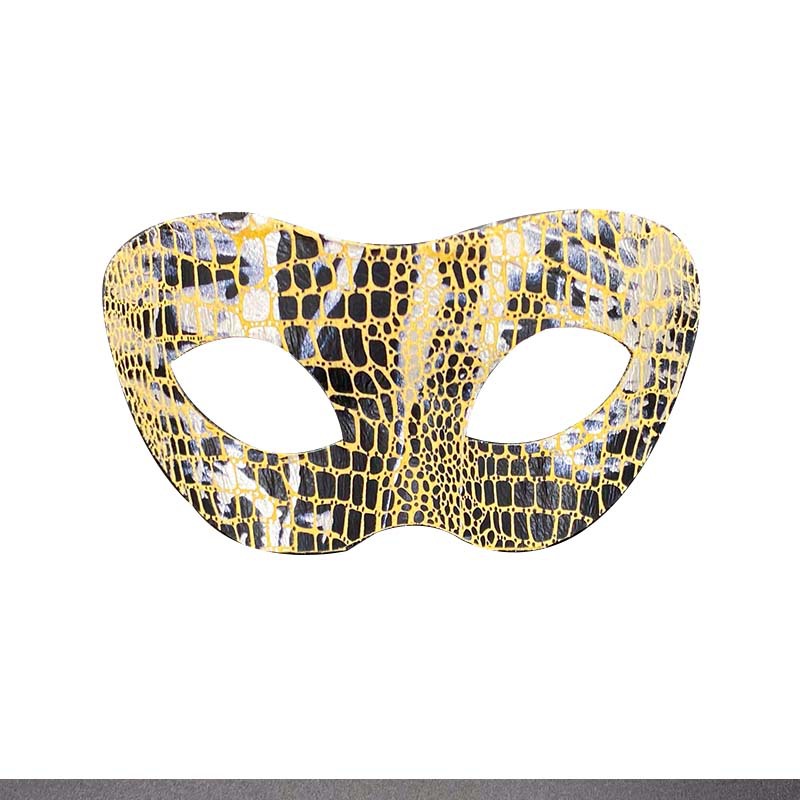Nuevo baile de máscaras adulto piel de serpiente piel de cocodrilo diversión accesorios de fiesta lindos extraños princesas máscaras de hombres y mujeres