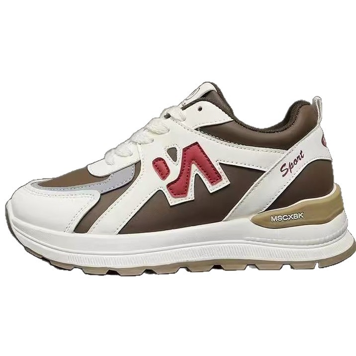 2026 primavera y otoño nueva moda versátil con suela gruesa zapatos deportivos casuales ligeros estudiantes zapatos deportivos transpirables padres zapatos mujeres