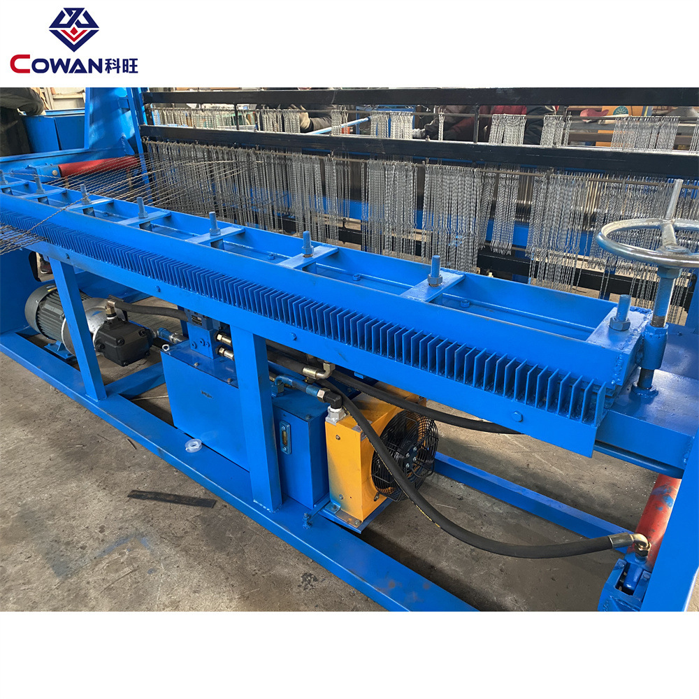 Máquina de tejer de malla de criba automática Máquina de tejer de malla de desmotado automática Máquina de pantalla de mina de construcción pesada de soporte de mina de carbón