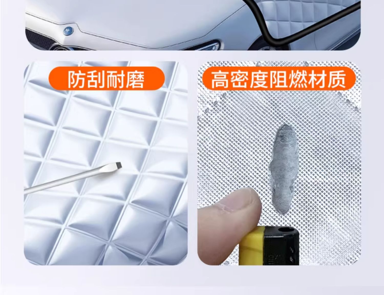 Suitable for Nio Et7/Ec6/Es6/Es8 Car Front Windshield Anti-Frost Cover Snow Cover Car Cover