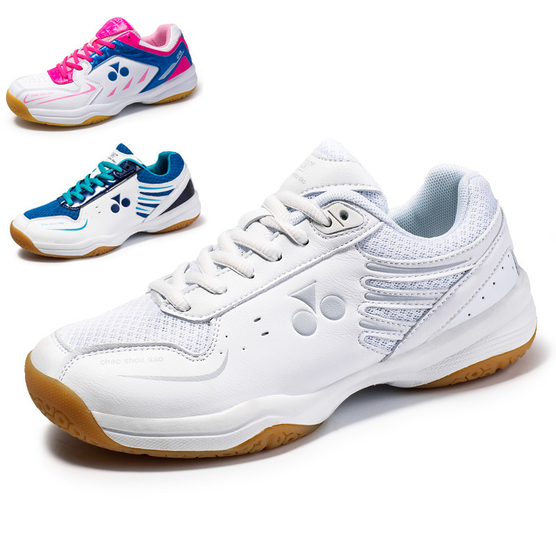 Badminton Shoes for Women, Comfortable, Wear-Resistant, Non-Slip, Couple Sports Shoes, Breathable Mesh, Lightweight for Teenagers and Students