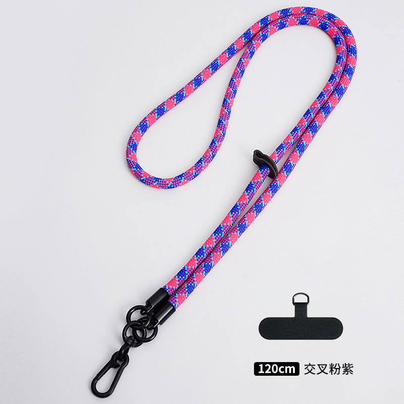 Cordón de teléfono móvil al por mayor crossbody ajustable avanzado Halter muñeca tejida Sling back clip caja del teléfono móvil correa de cordón