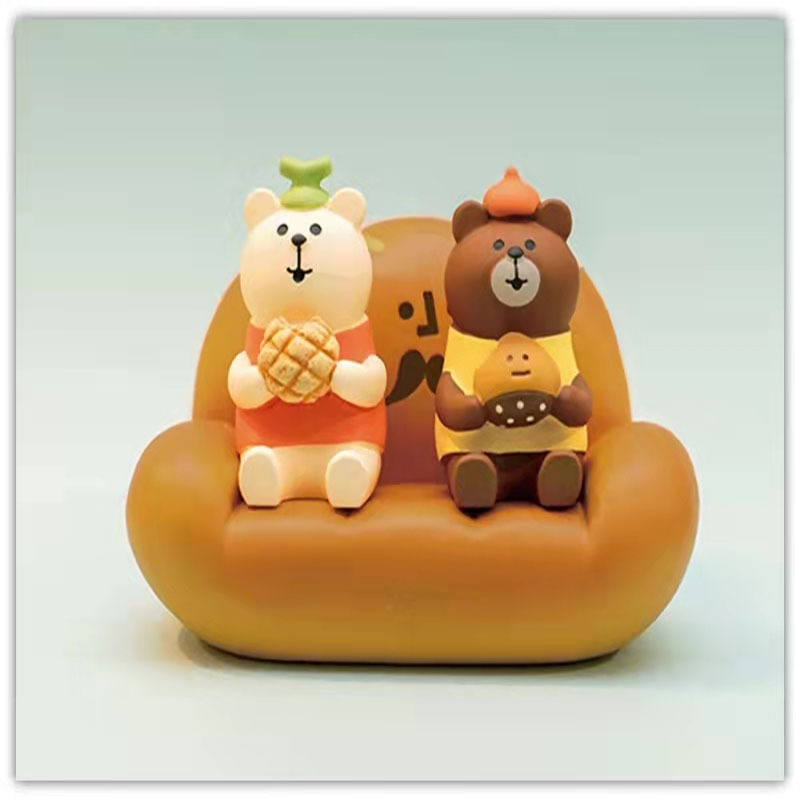 日本の猫パンオーナメントベーキングケーキショップブラインドボックスアクセサリー装飾ZAKKA食品玩具樹脂工芸品オーナメント|undefined