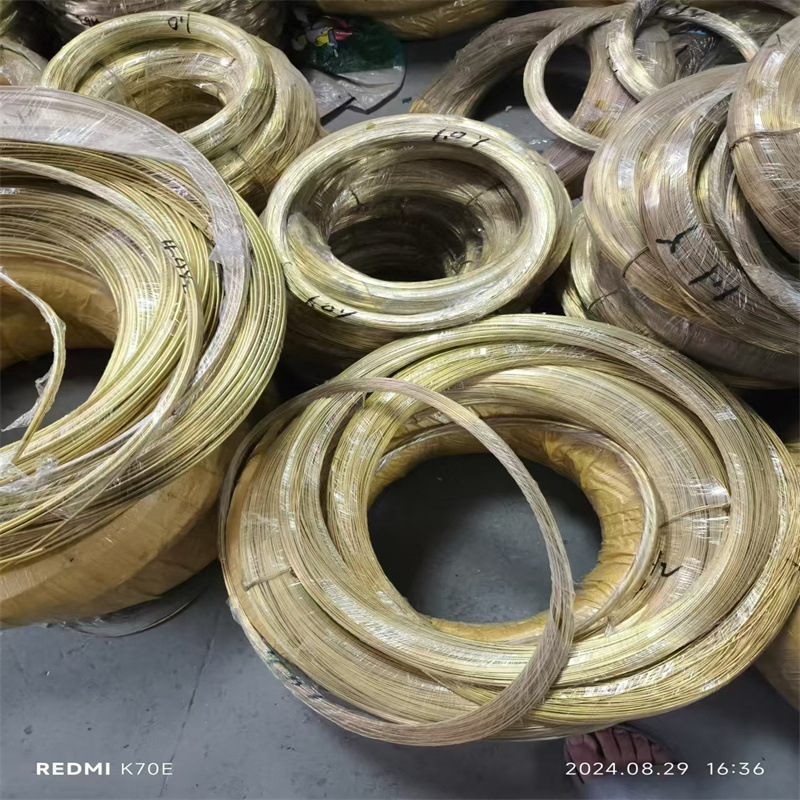 专业批发H65铜线半硬 全硬 全软H62黄铜线 规格齐全