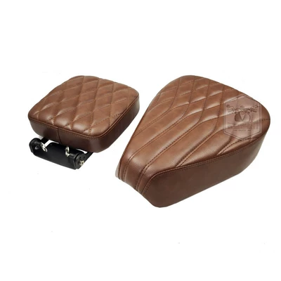 CC and other modified parts, Motorcycle bumper - floral-brown-front-and-rear-a-type-reversible-seats-front-seat-lowered-with-rear-seat-that-can-be-flipped-to-serve-as-a-backrest