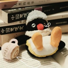 山莫pinguペンギンの家の目を覚ますコーヒーのペンダント