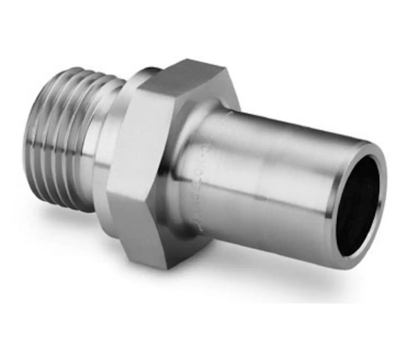 世伟洛克SS-12-TA-1-8RS不锈钢外螺纹卡套转换接头3/4in x 1/2in.