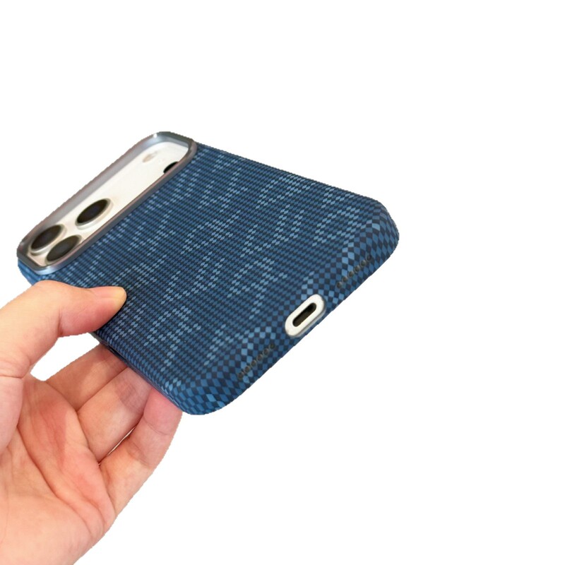 适用苹果17promax字母磁吸手机壳iPhone16碳纤维纹15全包13保护套|undefined