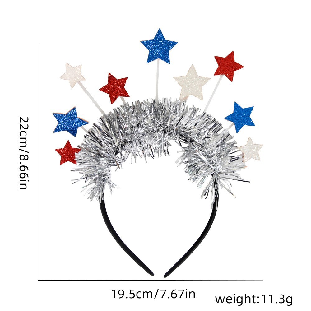 Estados Unidos, Canadá, México, decoraciones de la Copa del Mundo, fanáticos estadounidenses, bandas de pelo, porristas de fútbol, cheerleaders, bandera de Estados Unidos, cabeza