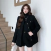Black jacket with cloth lining