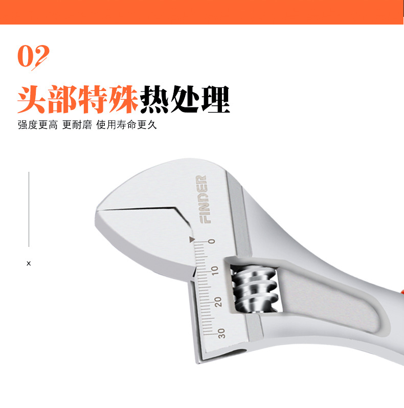 五金工具多用活动扳手动工具活扳手工业活动扳子批发详情图4