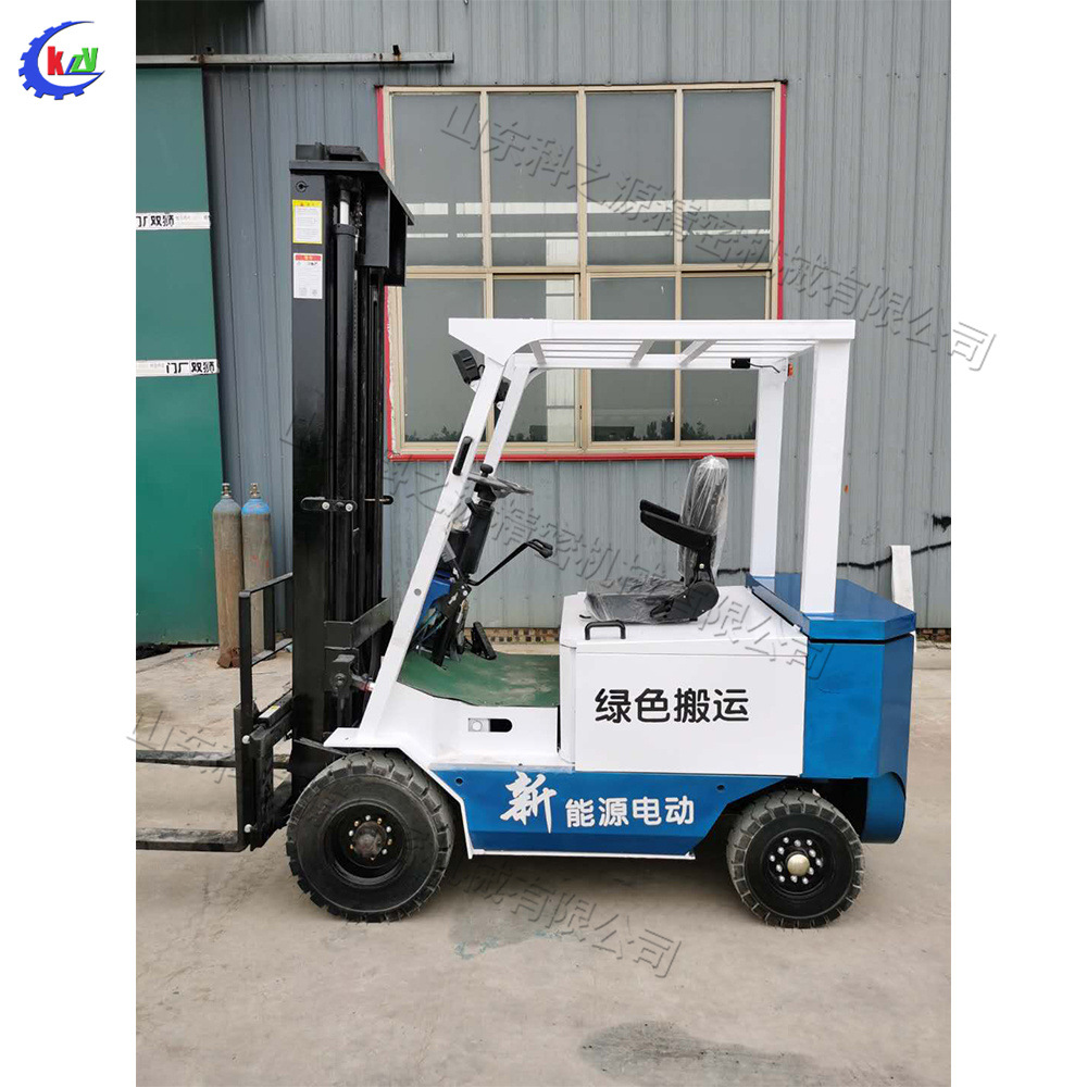 座驾式电动叉车 四支点平衡工厂运料车 货运站物流园货物运输车