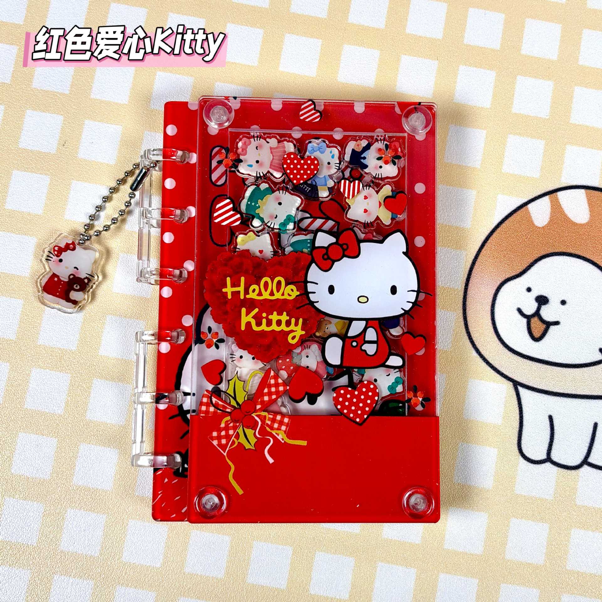 【ハローキティ】オリジナルアニメa 7バインダー本ロックノートかわいい少女心高颜値