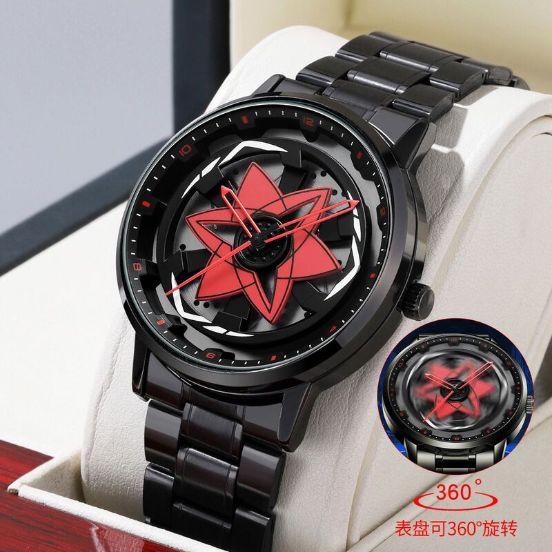 New High-Looking Men's Watches Dropshipping Men's Watches Three-Dimensional Hollow Waterproof Quartz Watches Cross-Border Wholesale