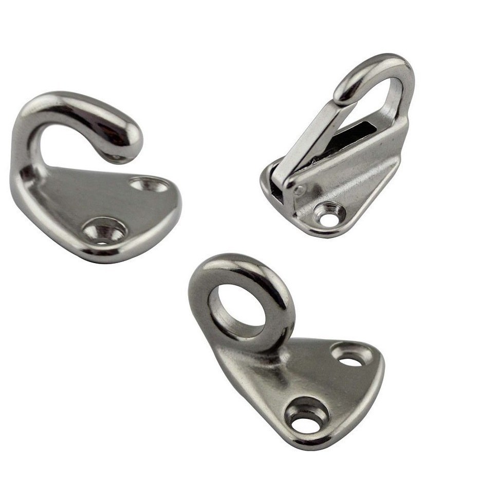 不锈钢衣帽钩 船用护舷钩挡泥钩 开口环式弹簧挂钩 厂家跨境直供