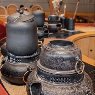 Yunlin Teapot Boiling Tea Kettle Axe Volcanic Stone New Chinese Style Teahouse Tea Set High Temperature Resistant Carbon Burning Electric Ceramic Stove teastone