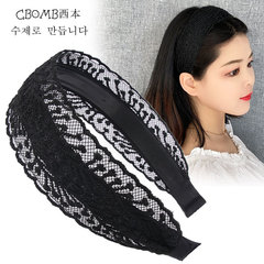 韓國寬邊發卡發箍防滑洗臉頭箍簡約頭飾女壓發卡子發窟網紅髮飾品