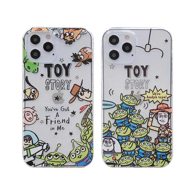 Suitable for iPhone14ProMax Phone Case Apple 13 Buster Lightyear Toy Story Air Cushion Air Compression Soft Case