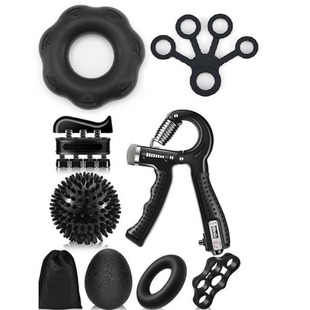 Adjustable counting grip 5 piece set grip ball rehabilitation training finger tension device grip ring fitness set
