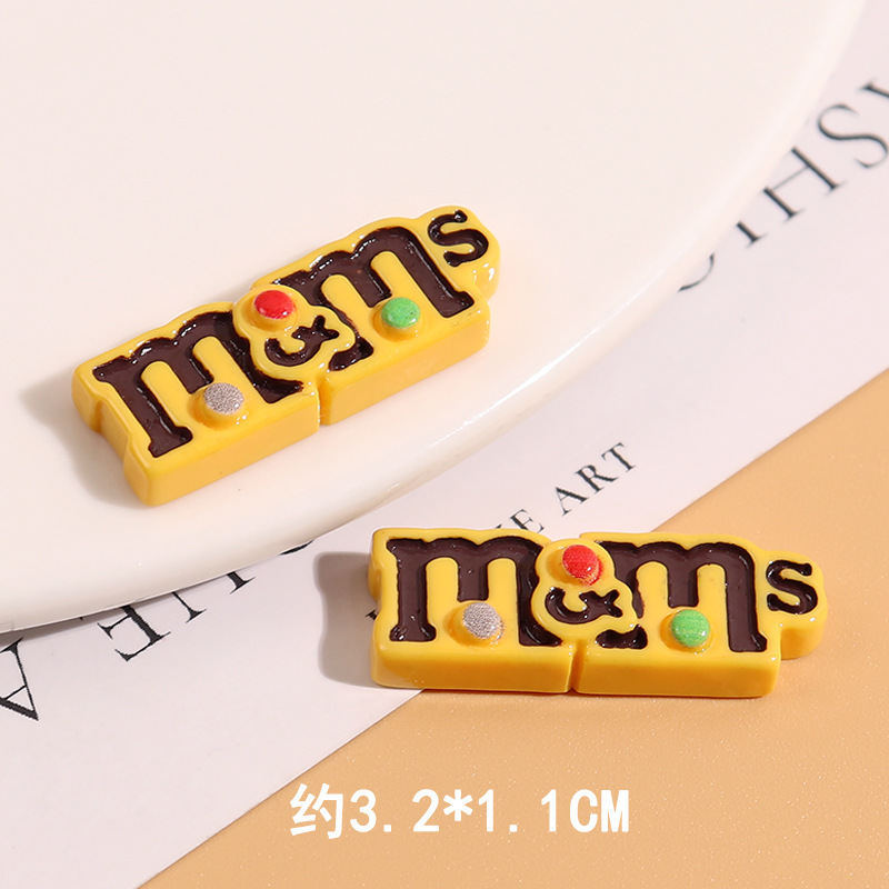 diy 樹脂 M ビーンズ楽しいチョコレートシミュレーション M ビーンズ表現ビスケットクリーム携帯電話ケースマニキュア diy ジュエリーアクセサリー|undefined