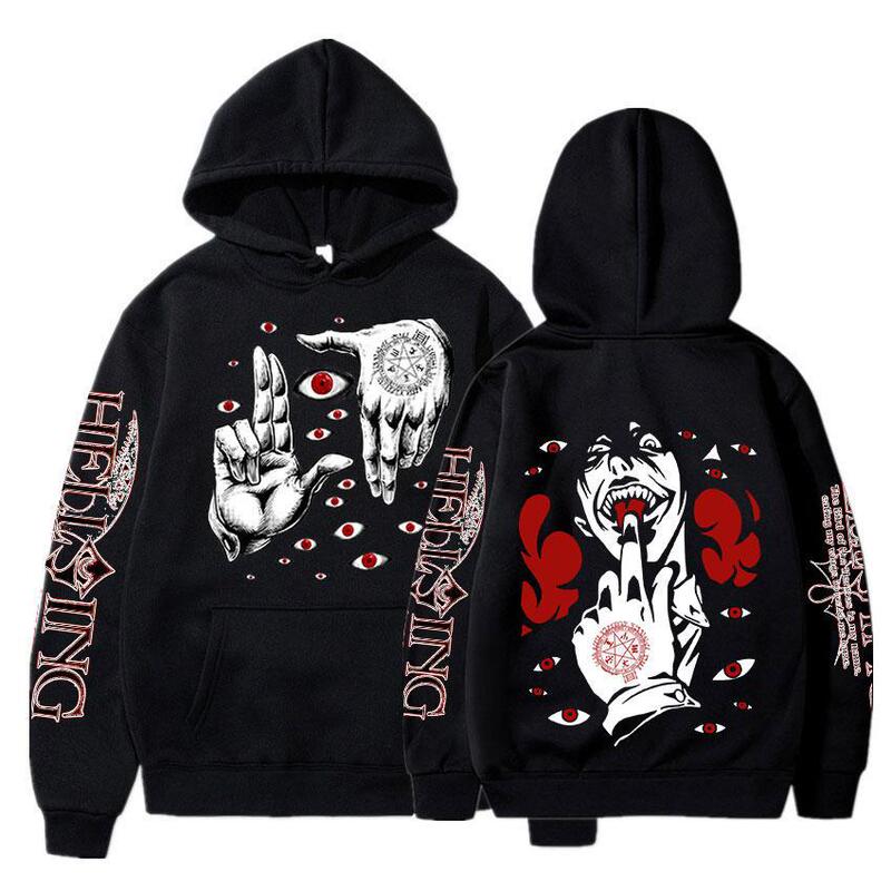 Hellsing Anglican Knights Vampire Pullover Hoodie Trendy Men's and Women's Jacket Sweater Hoodie