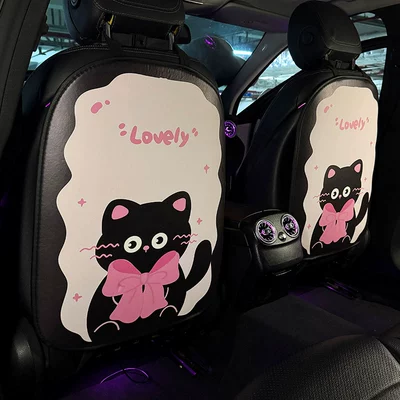 Long Kitten Car Anti-Kick Pad Chair back anti-kick pad - long-kitten-anti-kick-pad-2-pieces