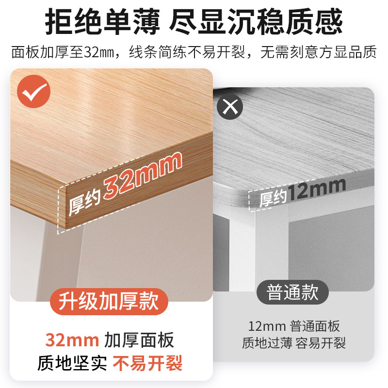 Escritorio de la computadora escritorio oficina en casa Escritorio de jefe simple moderno simple estudiante aprendizaje escritorio madera maciza