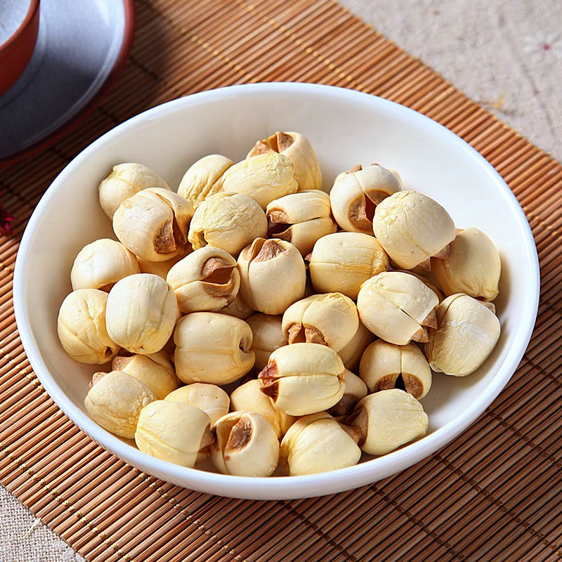 Fujian Lotus Seeds 500g Premium Jianning White Lotus Seeds Hand Peeled Core Removed Dried for Tea and Soup preparation