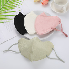 V款国风竹子款口罩女 国潮风户外骑行不勒耳可调节显脸小防尘口罩