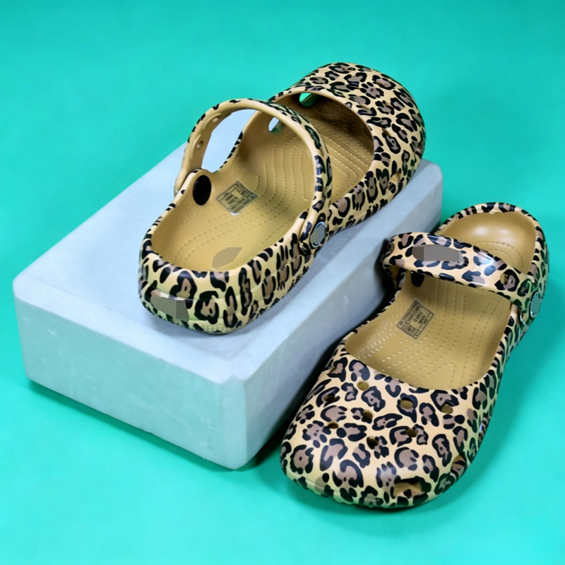 Cross ballet clogs for women 2026 beach non-slip breathable sandals with Powerpuff Girls theme