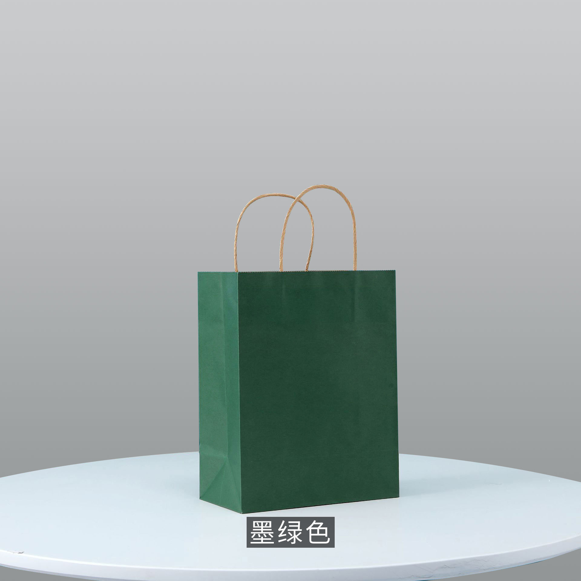 진한 녹색, 세로 버전 소형 15*8*21