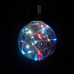 LED glass copper wire bulb G95 E27 2.4M24 holiday festive Christmas decoration light