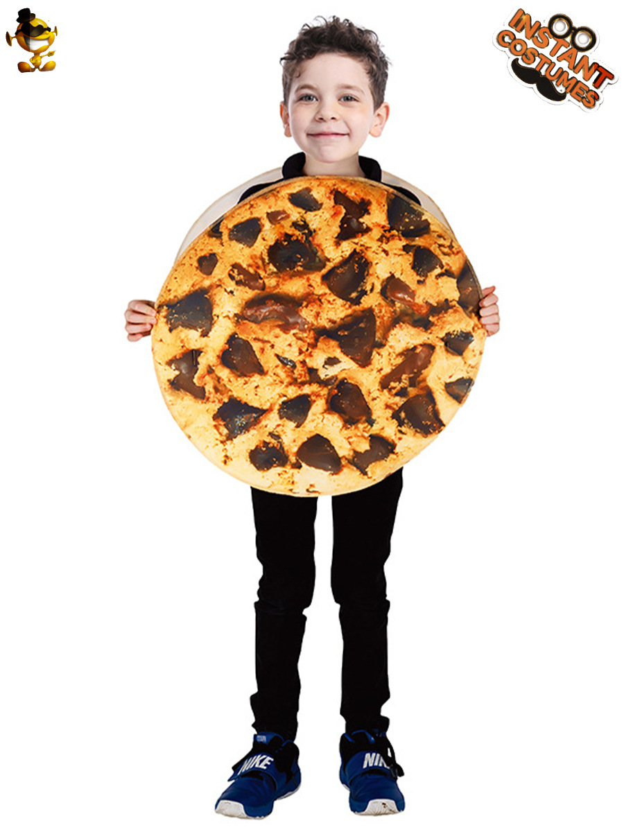 Nueva parodia galleta traje de los niños de la etapa de cosplay traje de rendimiento ropa de fiesta juego de rol